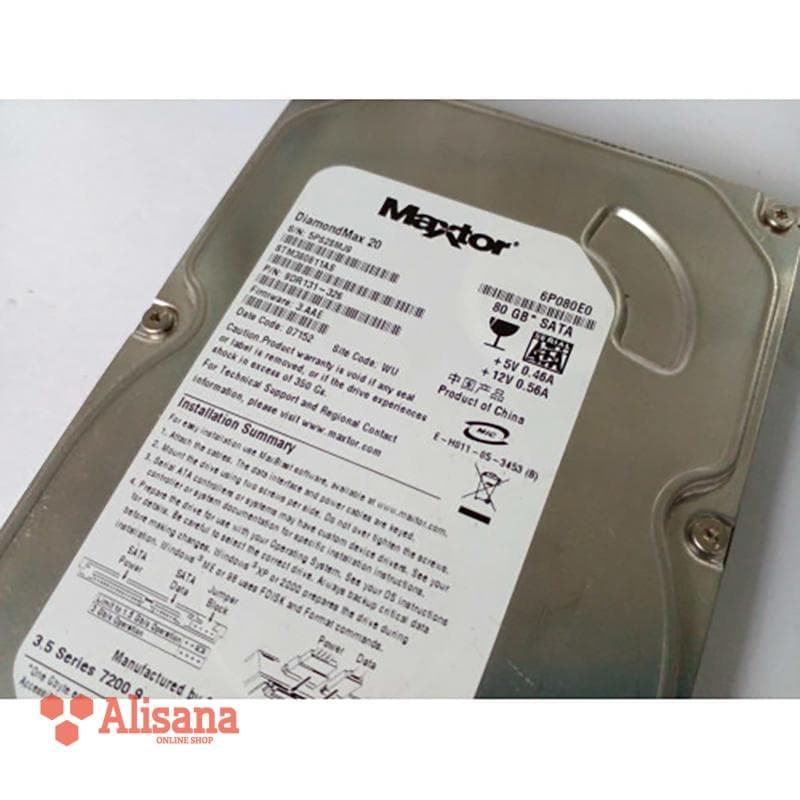 هارد دیسک اینترنال ساتا مکستور مدل 6P080W0 ظرفیت 80 گیگابایت — تصویر ۹