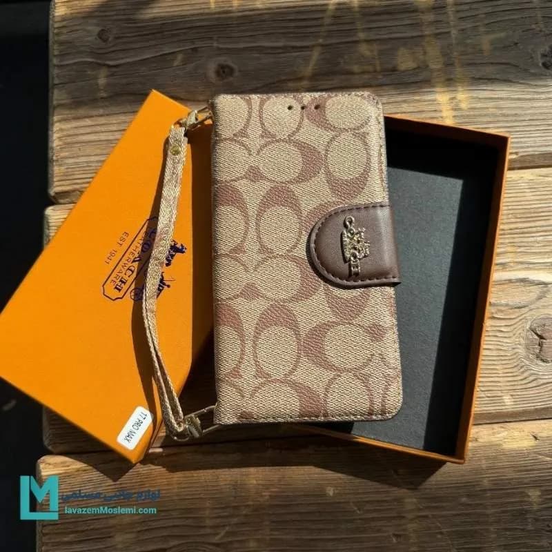 کیف گوشی کوچ چرمی کد C3863 | لوازم جانبی مسلمی