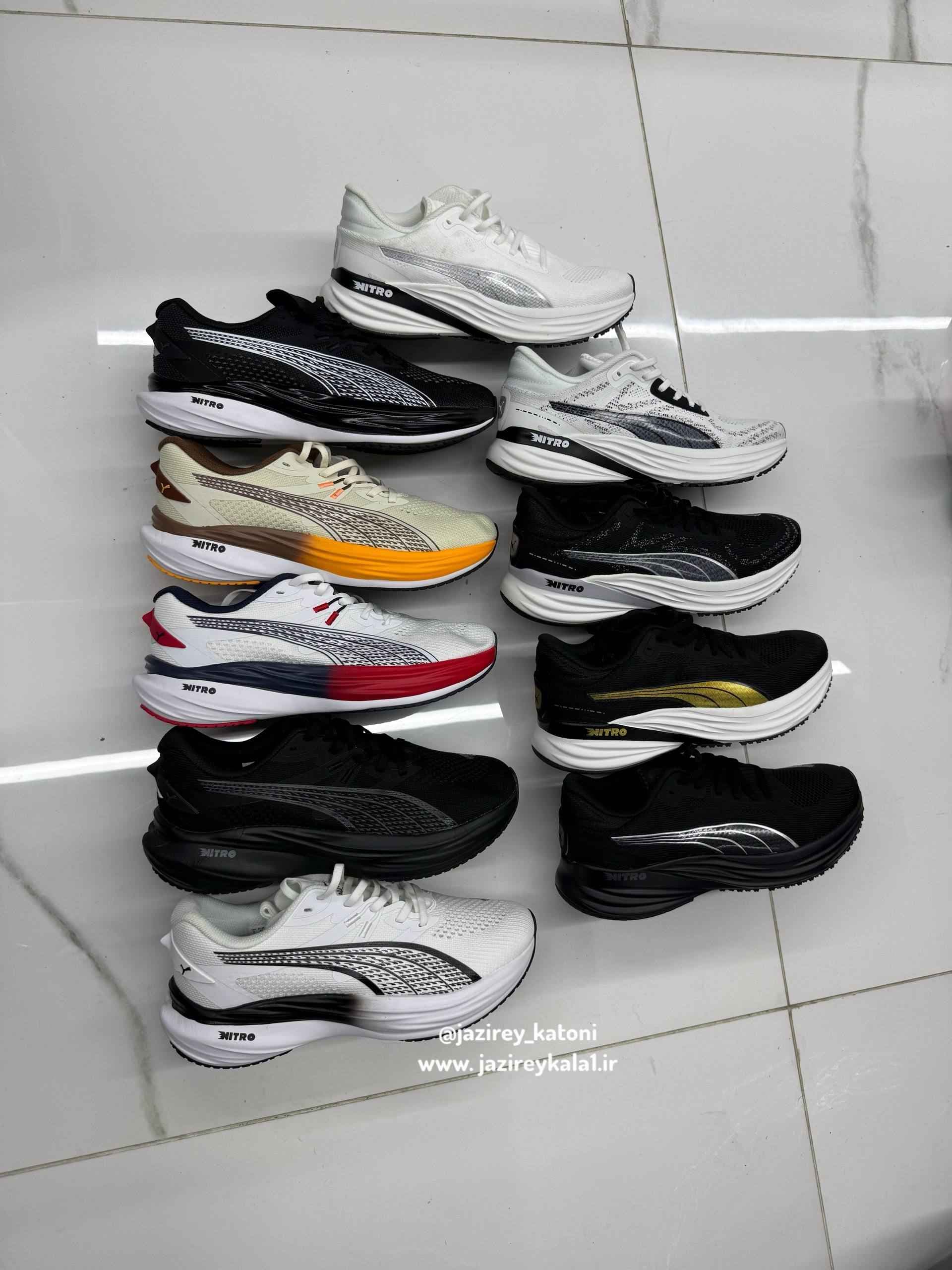 کتانی پوما نیترو Puma nitro 2025 مشکی — تصویر ۲