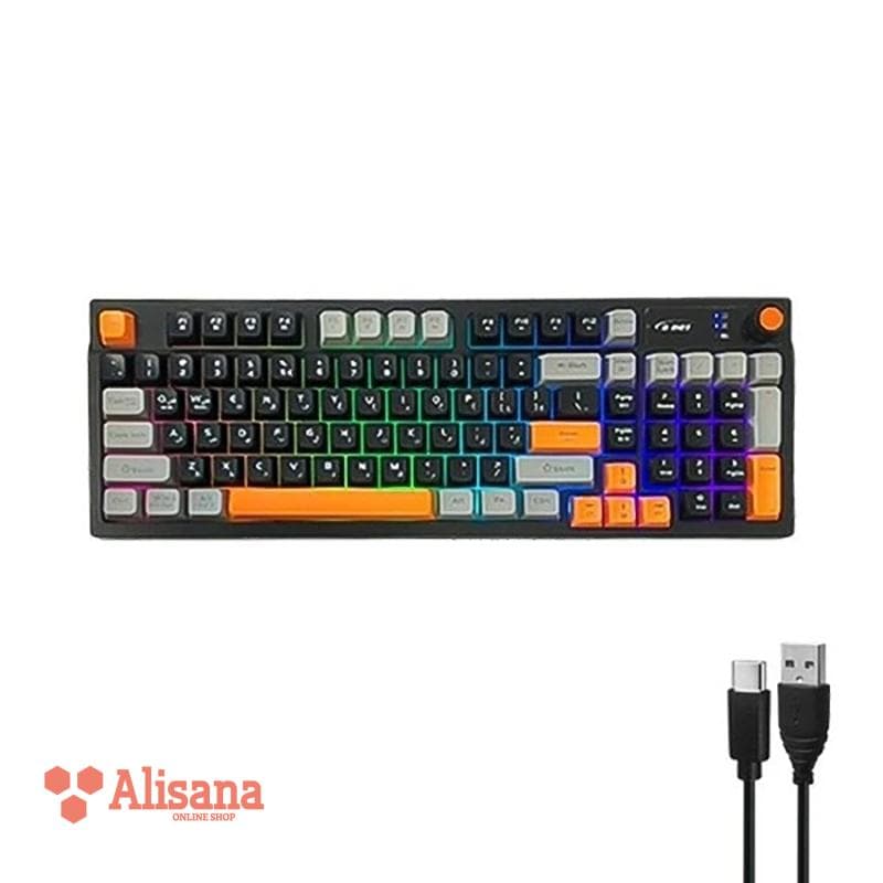 کیبورد گیمینگ RGB دی نت مدل DT-984 — تصویر ۴
