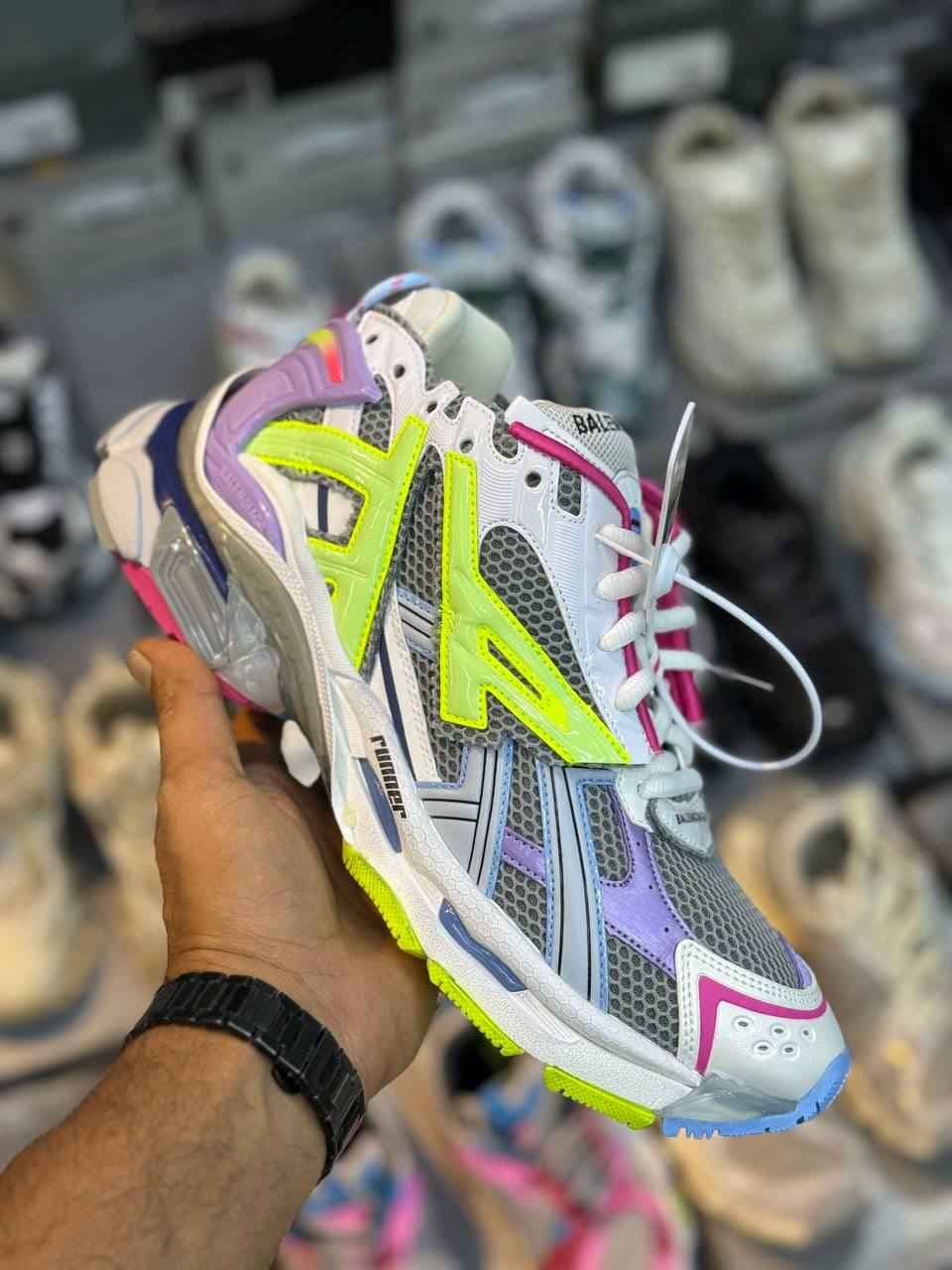 کتانی بالنسیاگا رانر 2025 Balenciaga runner طوسی — تصویر ۴