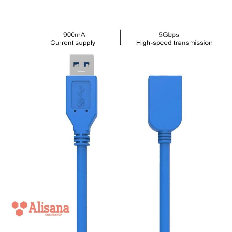 کابل افزایش طول USB 3.0 های سان مدل 1.5 متری — تصویر ۴