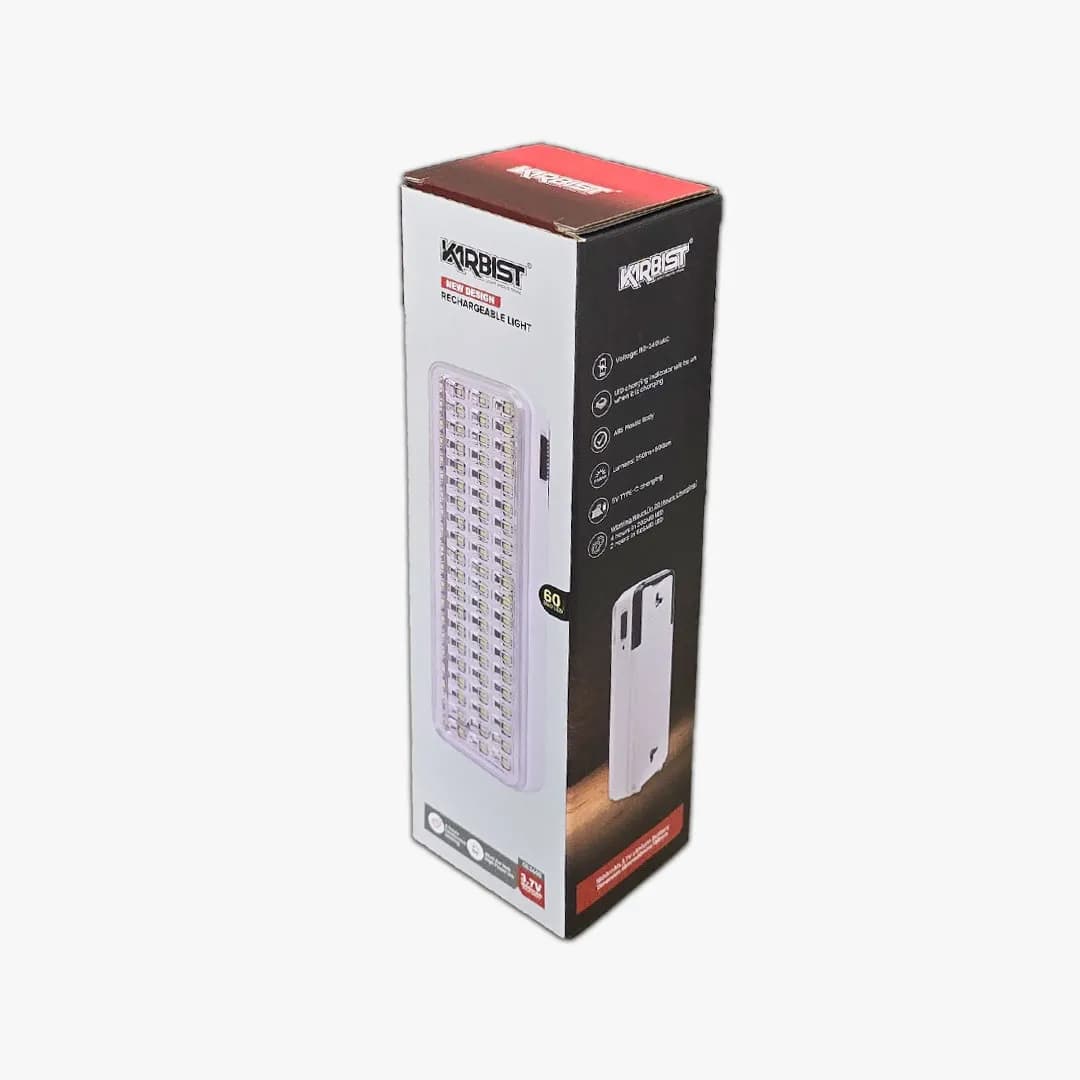 چراغ شارژی اضطراری کاربیست مدل GL3600 — تصویر ۲