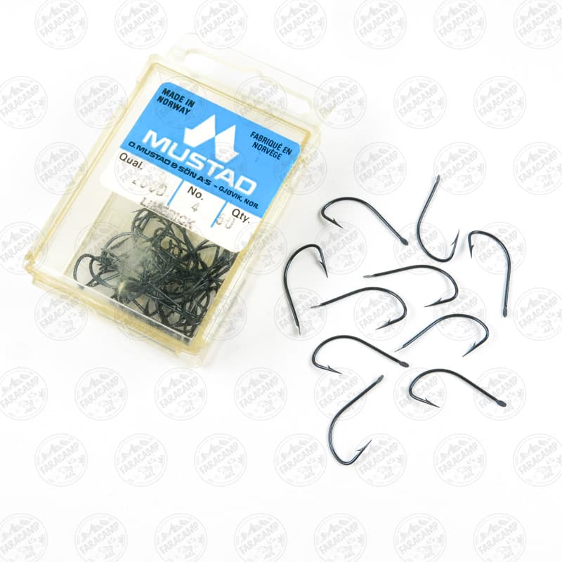 قلاب موستاد Mustad سورمه ای نروژ 2660 سایز 4 بسته 10 عددی — تصویر ۴
