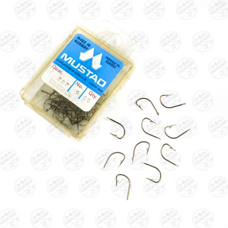 قلاب موستاد Mustad برنز نروژ 267 سایز 9 بسته 10 عددی — تصویر ۴