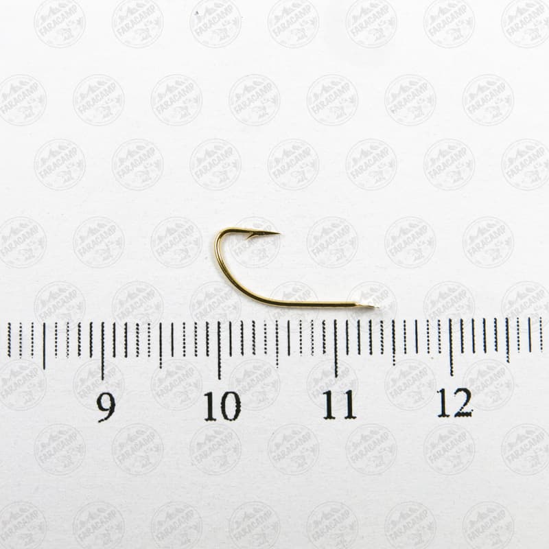 قلاب موستاد Mustad طلایی نروژ 224 سایز 8 بسته 10 عددی — تصویر ۲
