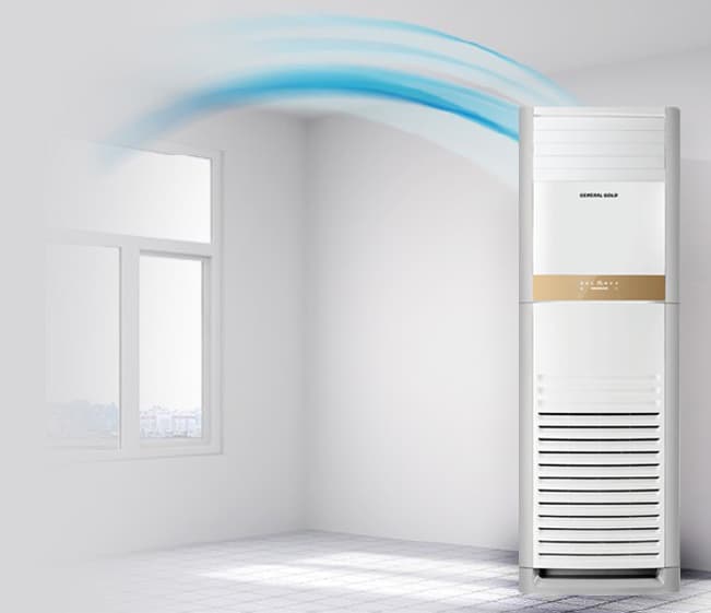 کولر گازی ایستاده جنرال گلد 60000 اینورتر تیتانیوم مدل GG-TF60000D TITANIUM — تصویر ۵