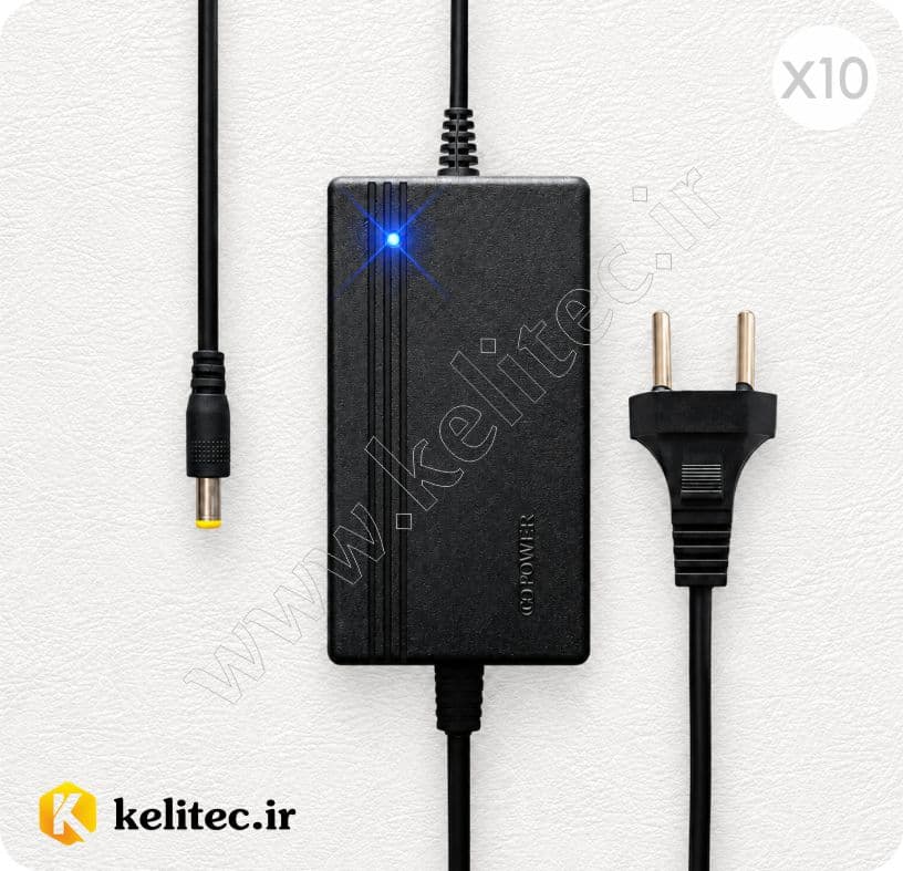 کارتن 10 تایی آداپتور 12 ولت 2 آمپر برند PLS TECH – مرغوب — تصویر ۳
