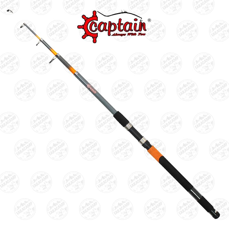 چوب ماهیگیری تلسکوپی ۳۵۰ سانت کاپیتان مدل CAPTAIN 1730 POTENZA TELE 70-150GR — تصویر ۵