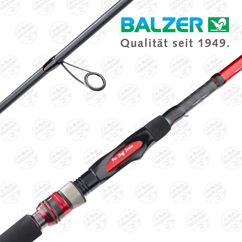 چوب ماهیگیری دوتکه کربن ۲۷۰ سانت دراپ شات شیراسو بالزر مدل Balzer DROP SHOT SHIRASU MH 11-33GR — تصویر ۳