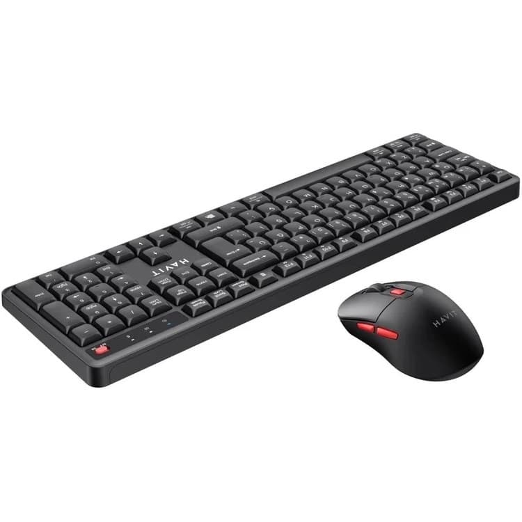 کیبورد و ماوس بی سیم هویت مدلKB-261WB