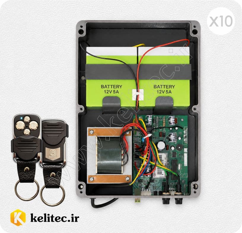 کارتن 10 تایی رسیور کرکره برقی موتور ساید UPS بتا (با دو عدد ریموت 2007) — تصویر ۴