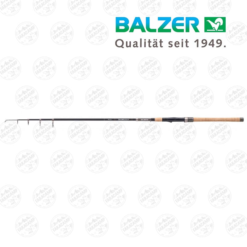 چوب ماهیگیری تلسکوپی کربن ۳۰۰ سانت دیابلو بالزر مدل Balzer DIABLO TELE100, 3m, 40-100GR — تصویر ۵