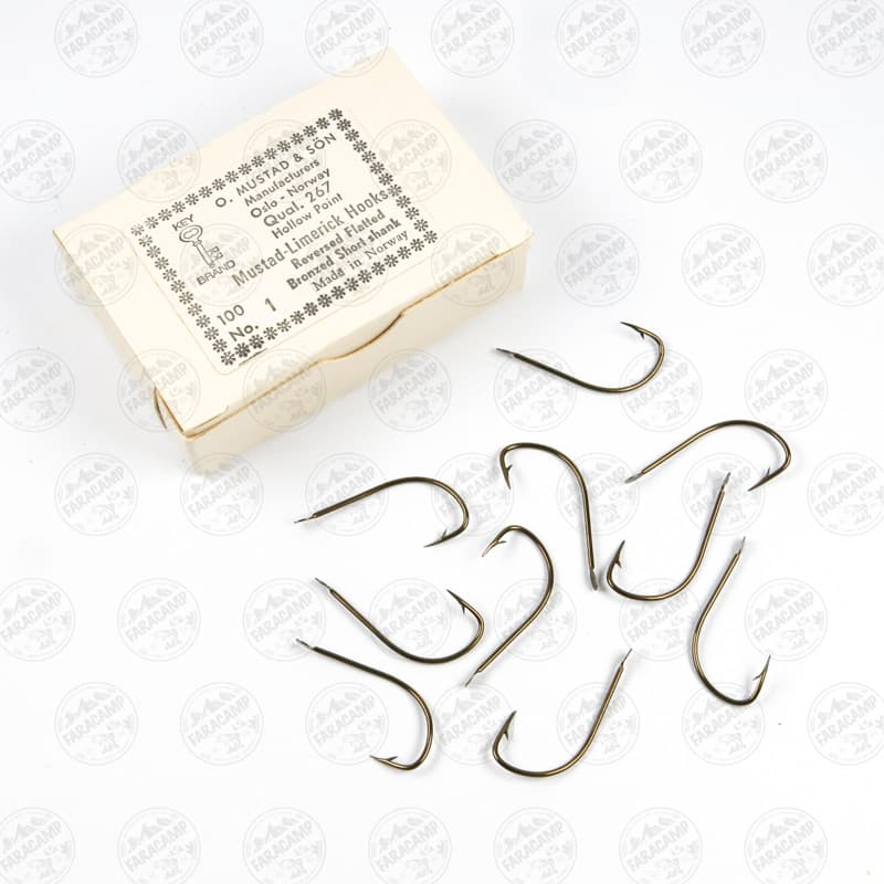 قلاب موستاد Mustad نروژ 267 سایز 1 بسته ۱۰۰ عددی — تصویر ۴