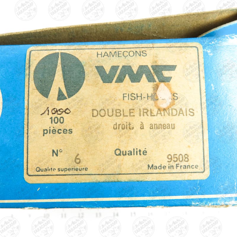 قلاب دو شاخ وی ام سی فرانسه برنز 9508 سایز ۶ بسته ۱۰ عددی VMC — تصویر ۸