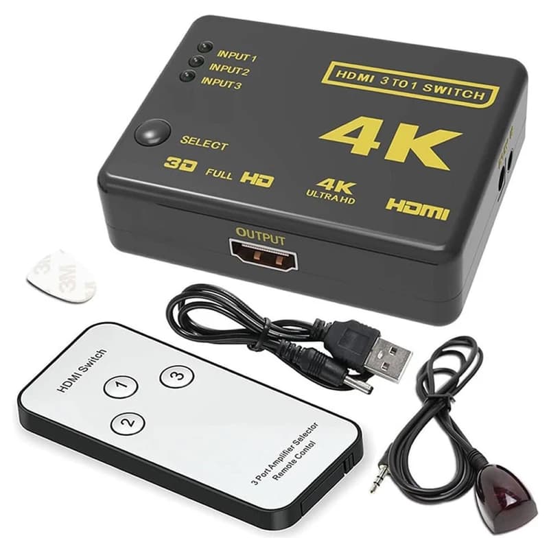 سوئیچ 1 به 3 HDMI مدل UH-301 مارک Welot — تصویر ۲
