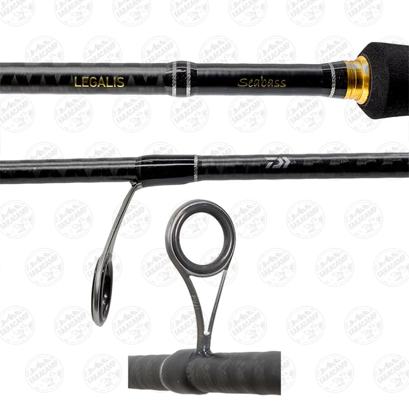 چوب ماهیگیری اسپینینگ کربن دو تکه ۲۱۰ سانت لگالیس دایوا، DAIWA LEGALIS SEABASS LEGSB702HFS — تصویر ۴