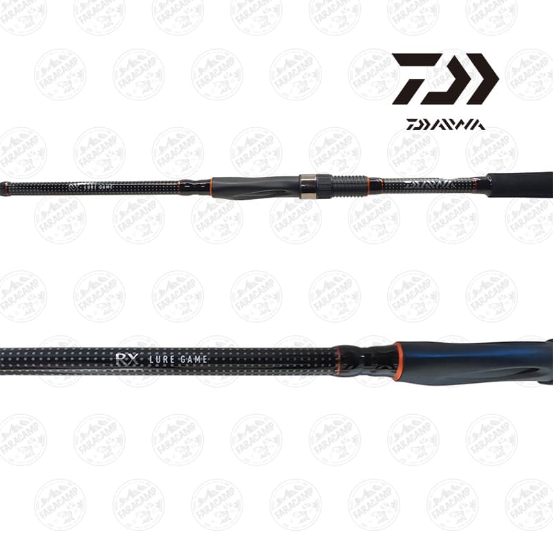 چوب ماهیگیری اسپینینگ کربن دو تکه ۲۱۰ سانت آر ایکس لور گیم دایوا، DAIWA RX LURE GAME RX702LFS-AF — تصویر ۳