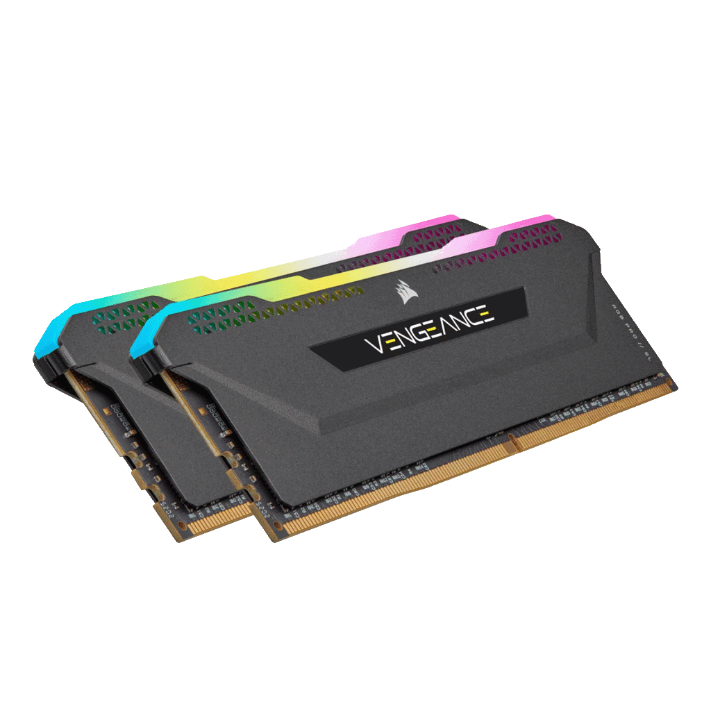 رم DDR4 دسکتاپ 64 گیگابایت 3600Mhz CL18 کورسیر مدل VENGEANCE RGB PRO SL دو کاناله | 64 3600 RGB SL