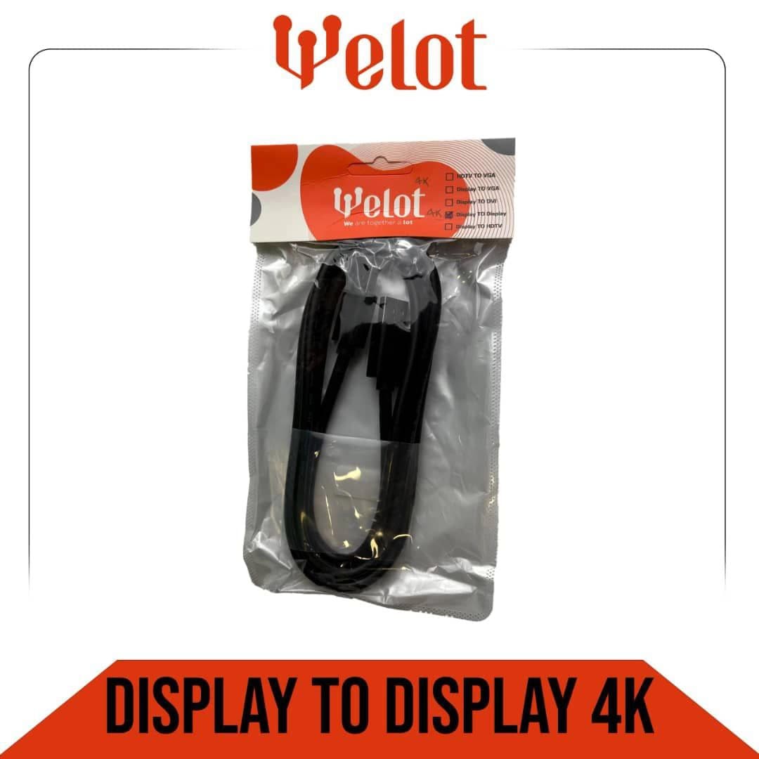 تبدیل کابل DISPLAY TO DISPLAY 4K مارک Welot — تصویر ۲