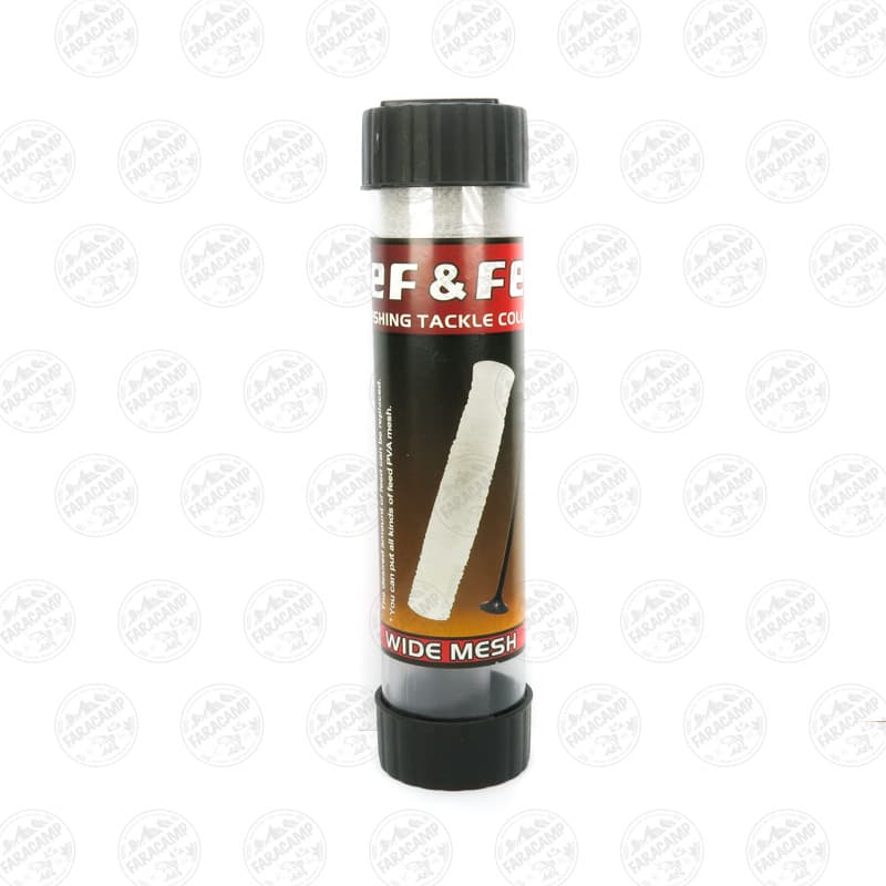 توری پی وی ای ماهیگیری همراه اپلیکاتور ۵ متری ، EF&FE WIDE PVA MESH 37mm*5m GRATIS PLUNGER — تصویر ۴