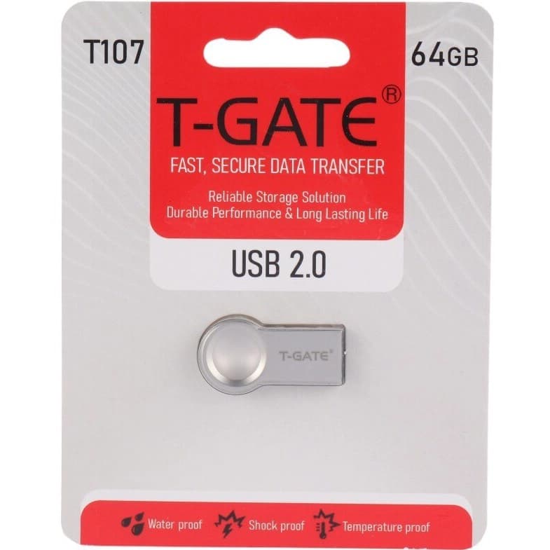 فلش مموری تی گیت مدل T107 ظرفیت 64 گیگابایت — تصویر ۴