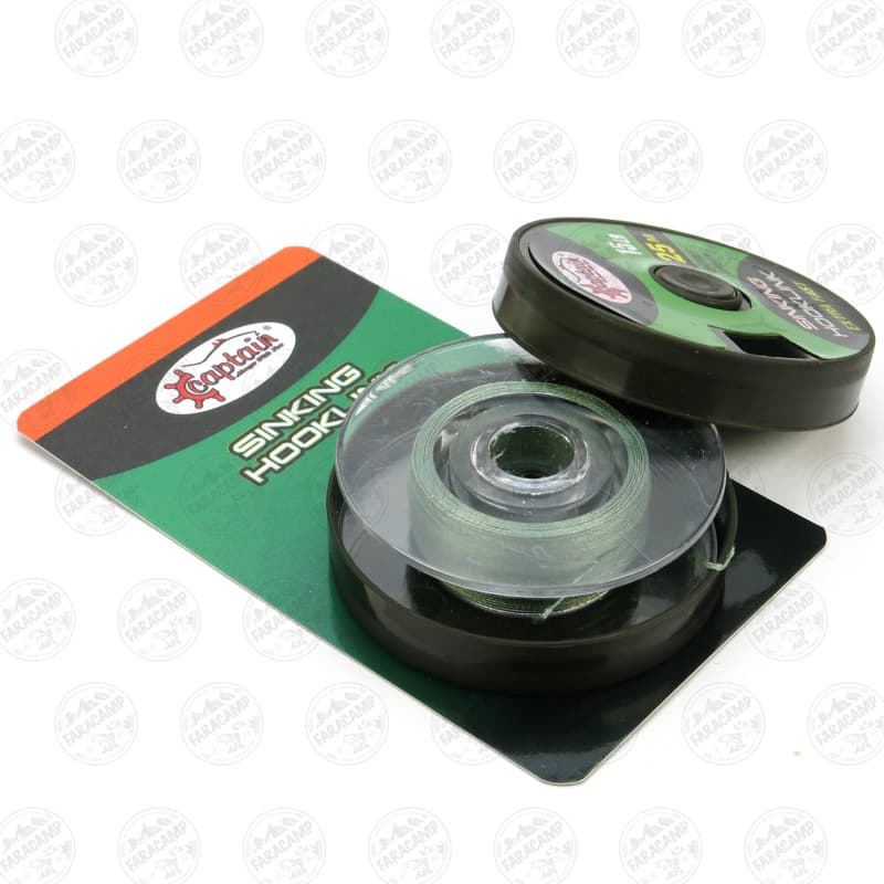 نخ لیدر FAST SINK کپوری ۲۵ متری استتار کاپیتان , CAPTAIN SINKING HOOKLINK 25LB — تصویر ۵