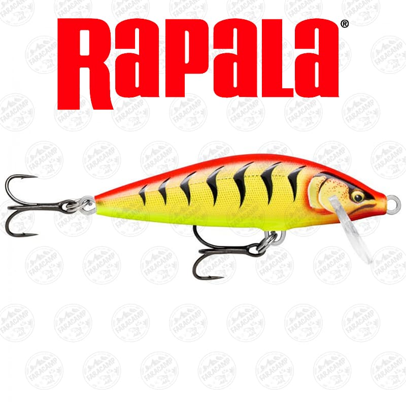 لور قزلی سینک راپالا ۵.۵ سانت، ۵ گرم مدل Rapala COUNTDOWN ELITE55 GILDED HOT TIGER — تصویر ۲