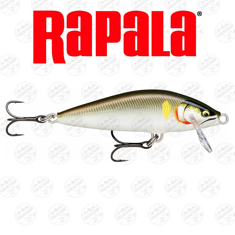 لور قزلی سینک راپالا ۴.۵ سانت، ۳.۵ گرم مدل Rapala COUNTDOWN ELITE35 GILED AYU — تصویر ۲