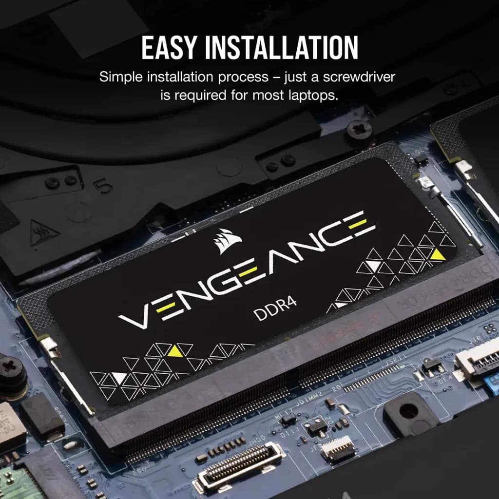رم لپ تاپ DDR4 تک کاناله 3200 مگاهرتز CL22 کورسیر مدل Vengeance LPX ظرفیت 16 گیگابایت — تصویر ۲