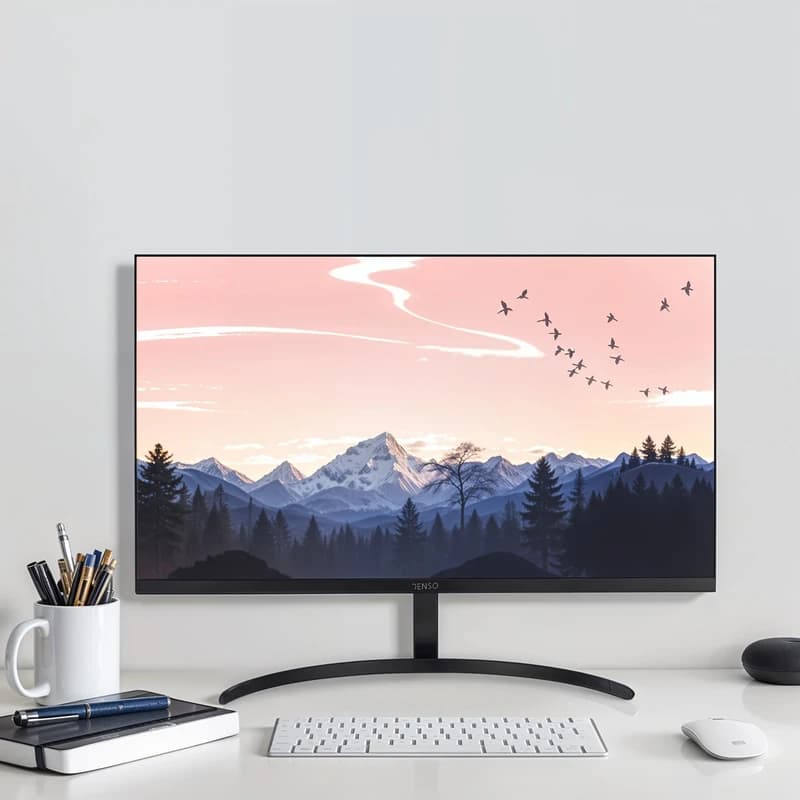 مانیتور رنسو مدل RM-24PRIME سایز 24 اینچ به همراه ماوس — تصویر ۴