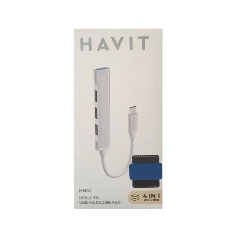 هاب 4 پورت USB3.0 هویت مدل hb-41 — تصویر ۴