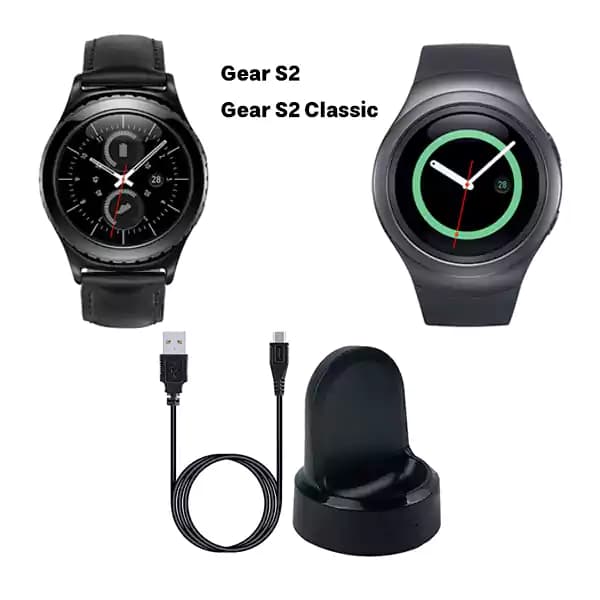 کابل شارژر ساعت Gear S2 / S2 Classic سامسونگ | همراه با کابل USB-Mini — تصویر ۲