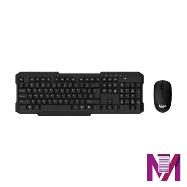 کیبورد و ماوس بی سیم Liggo مدل KW807 — تصویر ۴