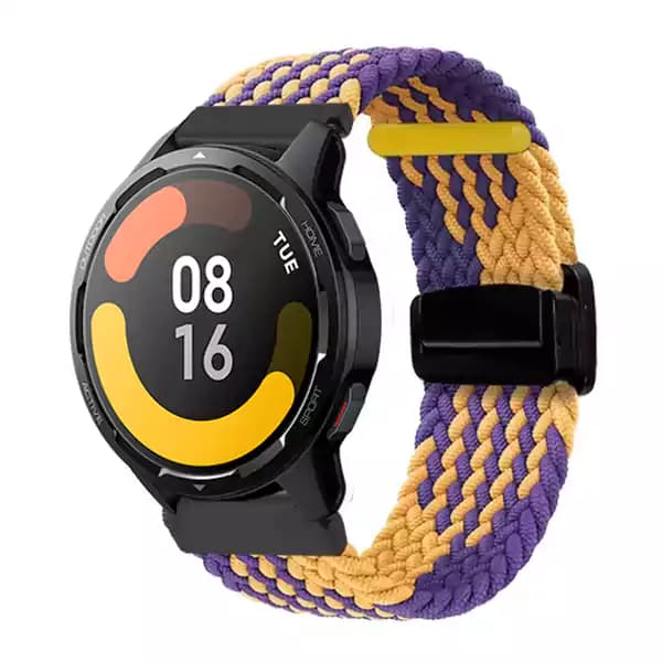 بند پارچه ای ساعت هوشمند شیائومی S1 active طرح Solo Loop — تصویر ۵