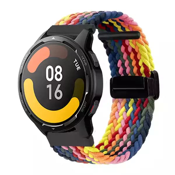بند پارچه ای ساعت هوشمند شیائومی S1 active طرح Solo Loop — تصویر ۴