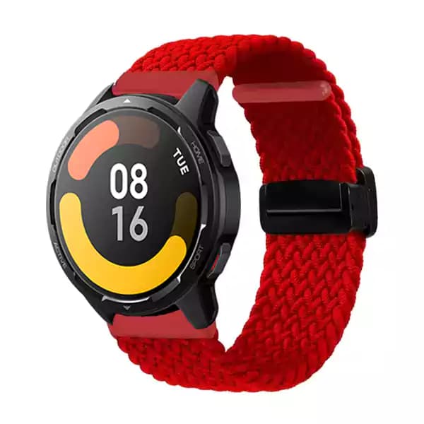 بند پارچه ای ساعت هوشمند شیائومی S1 active طرح Solo Loop — تصویر ۳