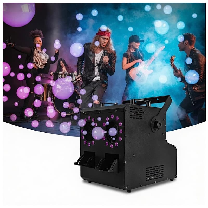 دستگاه حباب ساز و مه ساز پاستیلی دو لول ۳ کاره پرو لایت Pro Light (دستگاه حباب ساز دود دار LED)