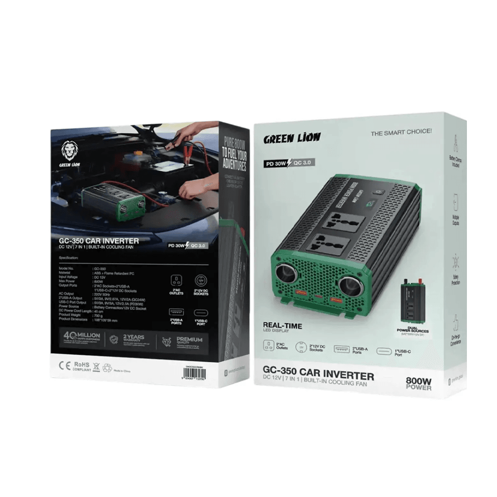 اینورتر خودرو گرین لاین مدل Green Lion GC-350 — تصویر ۷