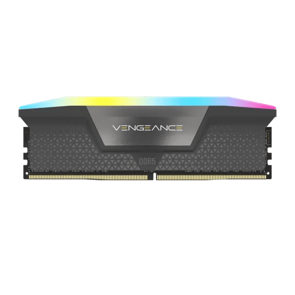 رم DDR5 دسکتاپ 16 گیگابایت 5600Mhz CL40 کورسیر مدل VENGEANCE RGB تک کاناله | 16 5600 RGB
