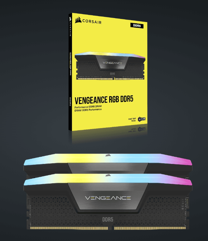 رم DDR5 دسکتاپ 96 گیگابایت 7200Mhz CL40 کورسیر مدل Vengance RGB Black دو کاناله — تصویر ۱۰