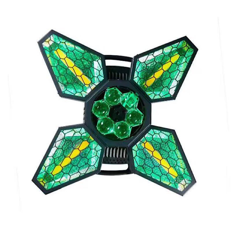 دستگاه رقص نور مانتیس زنبوری ۴ پر چرخشی LED مدل Bee Eye 4in1 Pro (مناسب استیج و دیجی) — تصویر ۸