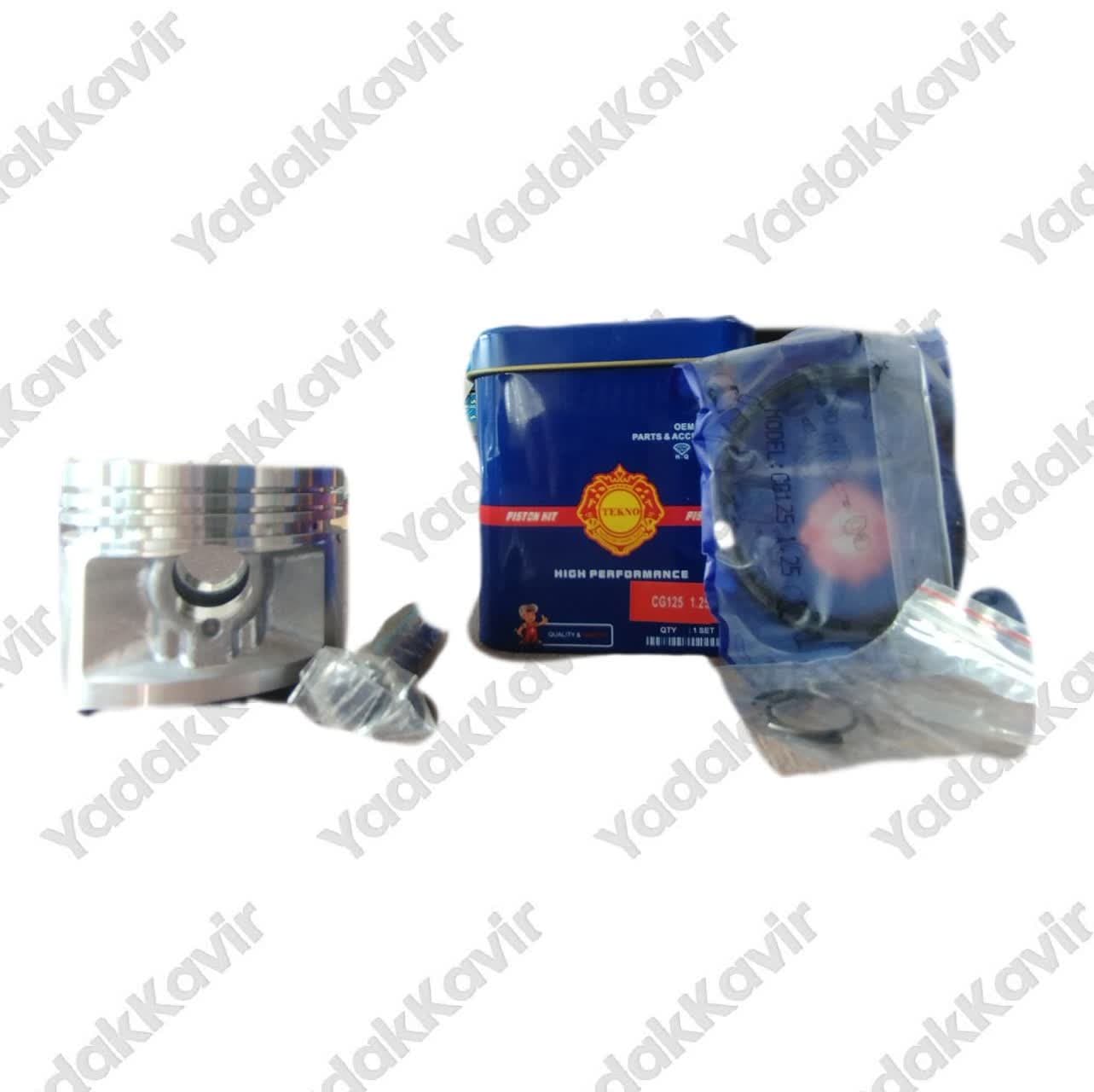 رینگ و پیستون کامل موتور سیکلت هوندا 150 برند تکنو