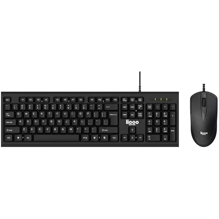 کیبرد و ماوس با سیم مدل لیگو Liggo Km-601