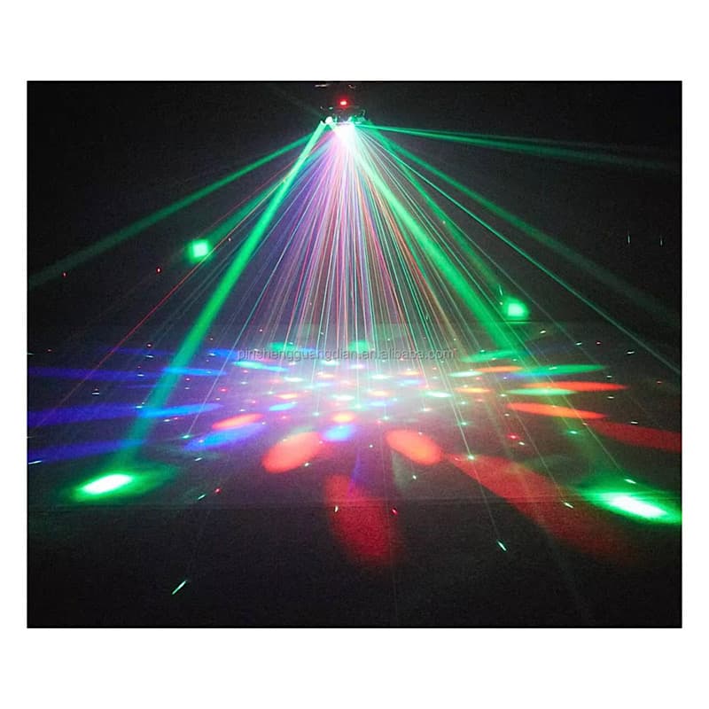دستگاه رقص نور كينگ كنگ ۶ لنز فضایی گوبو مدل Flash Pro LIGHT (افکت نورپردازی استیج و دی‌جی) — تصویر ۸