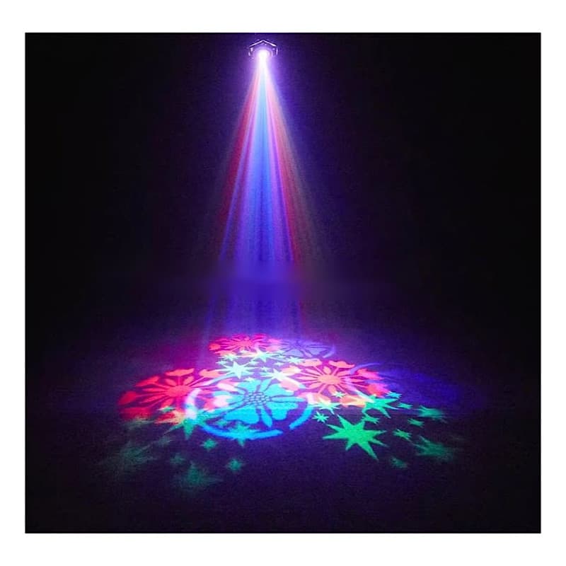 دستگاه رقص نور كينگ كنگ ۶ لنز فضایی گوبو مدل Flash Pro LIGHT (افکت نورپردازی استیج و دی‌جی) — تصویر ۳