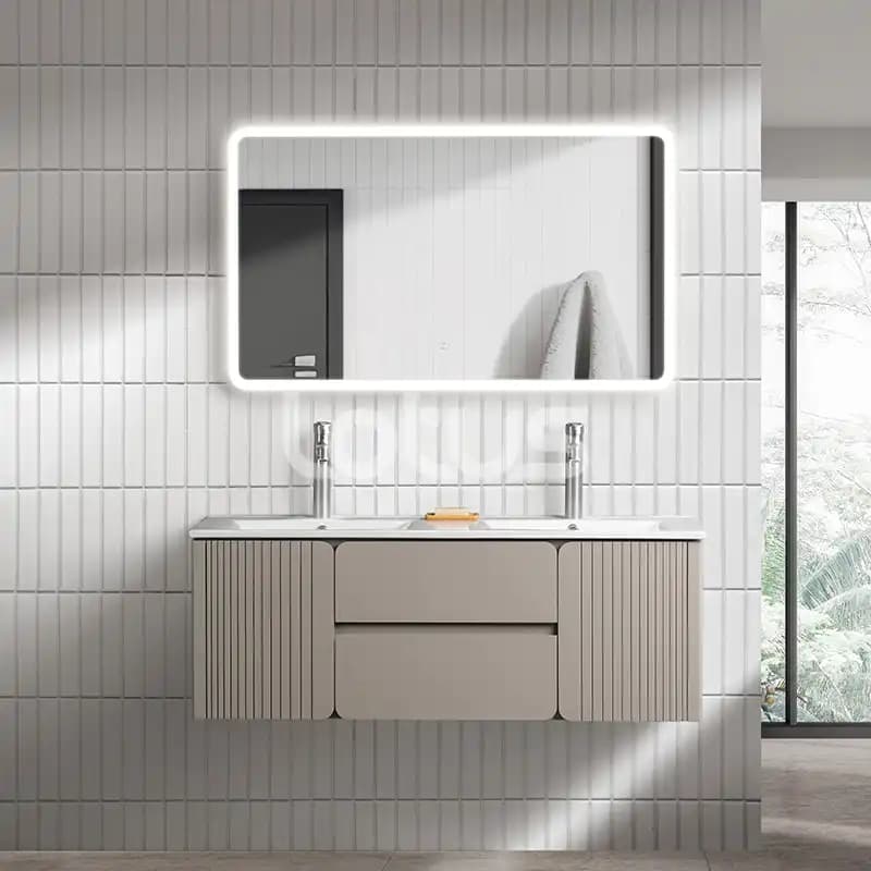 کابینت و روشویی لوتوس طرح مدرن مدل ویوین VIVIEN (Double) ابعاد 46 * 120 سانتیمتر