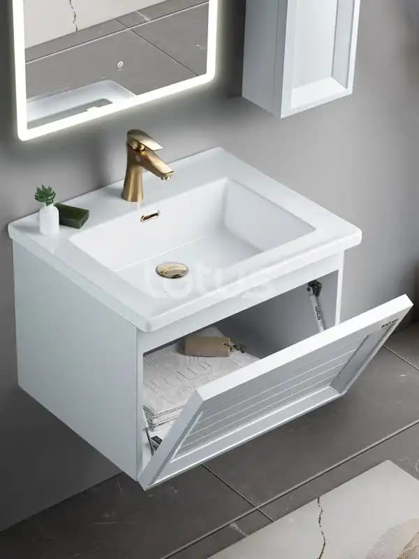 کابینت و روشویی لوتوس طرح مدرن مدل مانارولا MANAROLA-600 ابعاد 50 * 59 سانتیمتر (بدون باکس) — تصویر ۴
