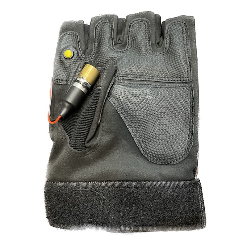 دستکش لیزری سبز ۵ سر خطی و بارانی مخصوص دی‌جی و استیج | 5 Head Green Laser Gloves — تصویر ۲