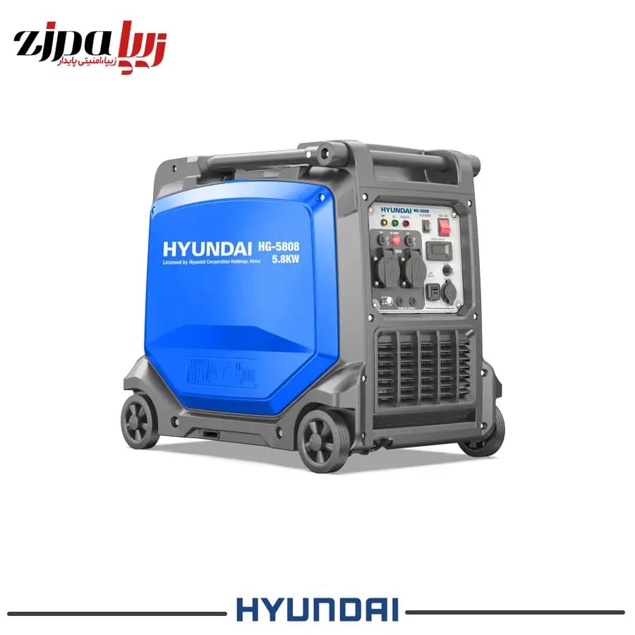 موتور برق بنزینی هیوندای اینورتری HG5808 — تصویر ۲